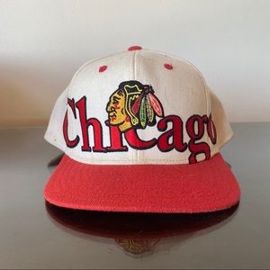 Vintage Reebok Chicago Blackhawks SnapBack Hat